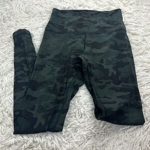 Lululemon Align Pant *Full Length 28" Incognito Camo Multi Gator Green